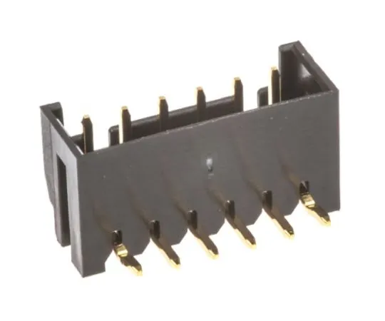 64-0643-74　Hirose DF3, 6 Way, 1 Row, Right Angle PCB Header　DF3-6P-2DS(01)