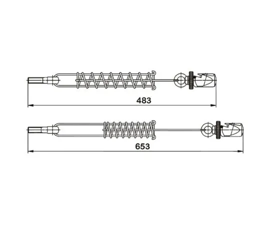 64-0489-13　Pilz 570311 Spring, For Use With PSEN Safety Switch　570311