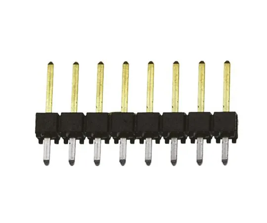 64-0590-67　Samtec TSW, 7 Way, 1 Row, Straight Pin Header　TSW-107-07-L-S