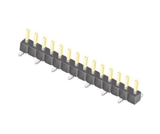 64-0582-57　Samtec TSM, 14 Way, 1 Row, Straight Pin Header　TSM-114-01-L-SV