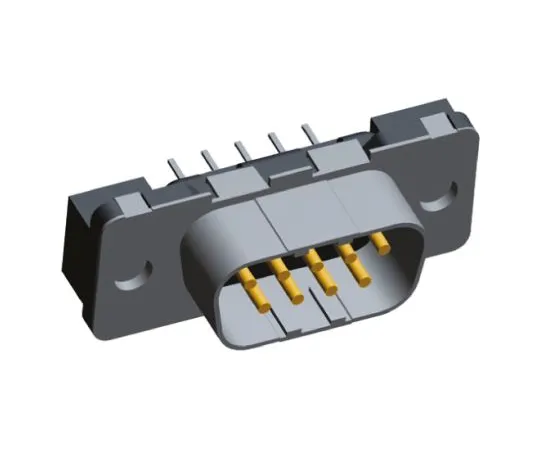 64-0376-10　TE Connectivity Amplimite HDP-20 Series, 9 Way Through Hole PCB D-sub Connector Plug, 2.74mm Pitch, with 4-40 UNC　1-338309-2