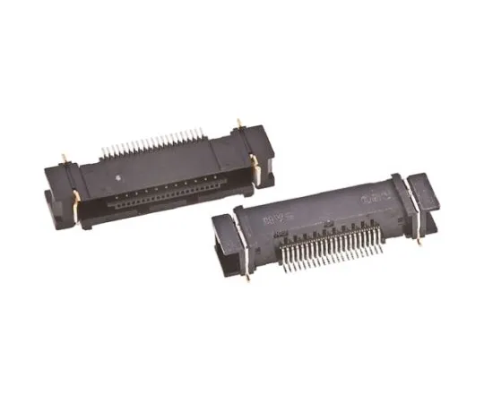 64-0388-57　Hirose FX15 Series 0.5mm Pitch 21 Way 1 Row Right Angle PCB Socket, Surface Mount, Solder Termination　FX15M-21S-0.5SH