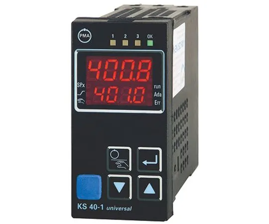 64-0450-52　P.M.A KS40 PID Temperature Controller, 96 x 48 (1/8 DIN)mm, 2 Output Relay, 18 → 30 V dc, 24 V ac Supply Voltage　KS40-113-0000D-000