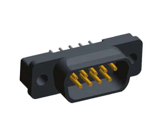 64-0376-38　TE Connectivity Amplimite HD-20 Series, 9 Way Through Hole PCB D-sub Connector Plug, 2.74mm Pitch, with 3.05 mm　5208006-2