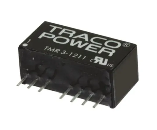 64-0607-22　TRACOPOWER TMR 3WIE 3W Isolated DC-DC Converter Through Hole, Voltage in 4.5 → 18 V dc, Voltage out 5V dc　TMR 3-1211WIE