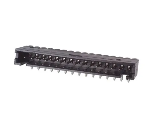 64-0397-86　TE Connectivity AMPMODU MOD II, 15 Way, 1 Row, Right Angle PCB Header　6-102203-2