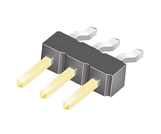64-0582-10　Samtec TSM, 3 Way, 1 Row, Right Angle Pin Header　TSM-103-01-L-SH