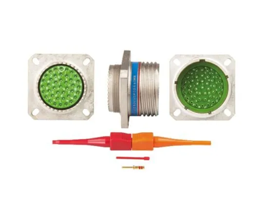 64-0574-58　Souriau EN3645 Series, 41 Way Panel Mount MIL Spec Circular Connector Receptacle, Pin Contacts,Shell Size 21, Screw　EN3645M0GN41MN