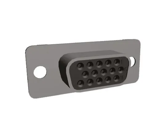 64-0486-32　TE Connectivity AMPLIMITE 90 Series Series Straight Military Crimp D-Sub Connector, Socket, 15 Pin　204500-1