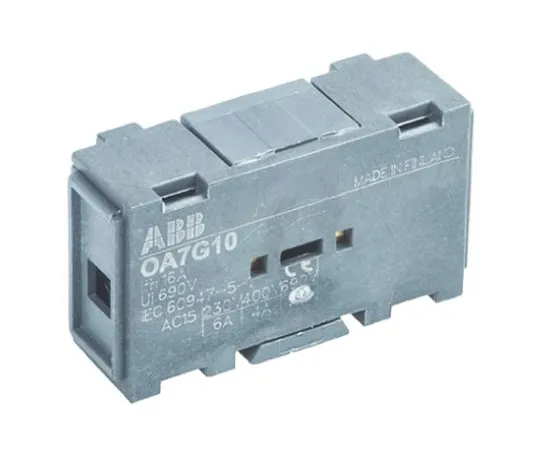 64-0633-01　ABB Auxiliary Contact Block, For Use With OT16 Series　OA7G10  1SCA022673R1140