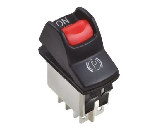 64-0578-81　Apem Illuminated Double Pole Single Throw (DPST), Latching Rocker Switch Panel Mount　KL46CAKJG226N01A6