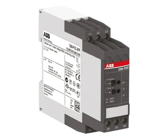 64-0634-66　ABB Phase, Voltage Monitoring Relay With DPDT Contacts, 380 V ac, 3 Phase　1SVR730784R2300  CM-PSS.31S
