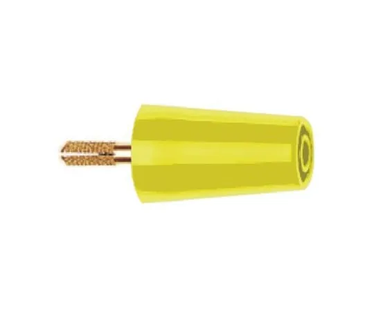64-0423-90　Multi Contact Yellow, Male to Female Test Connector Adapter With Brass contacts and Gold Plated - Socket Size: 4mm　24.0160-24