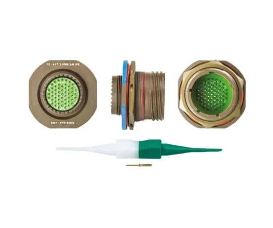 64-0572-55　Souriau 8D Series, 55 Way Panel Mount MIL Spec Circular Connector Receptacle, Pin Contacts,Shell Size 17, Screw　8D717W35PN