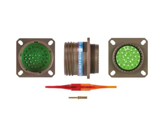 64-0572-24　Souriau 8D Series, 32 Way Panel Mount MIL Spec Circular Connector Receptacle, Pin Contacts,Shell Size 19, Screw　8D019W32PN