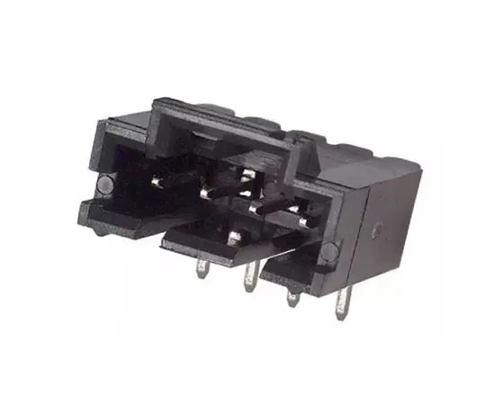 64-0462-62　TE Connectivity AMPMODU MTE, 4 Way, 1 Row, Right Angle PCB Header　5-103634-3