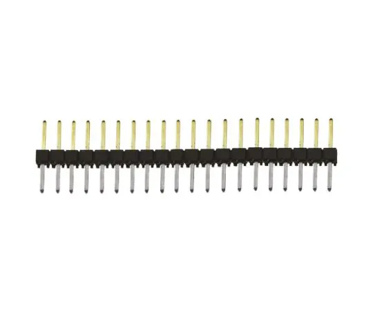 64-0591-20　Samtec TSW, 20 Way, 1 Row, Straight Pin Header　TSW-120-08-L-S