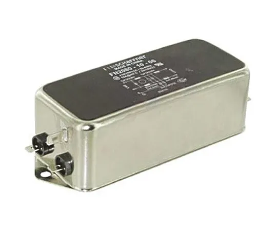 64-0635-40　Schaffner FN2080 Series 12A 250 V ac 400Hz Chassis Mount EMI Filter, with Tab Terminals　FN2080-12-06
