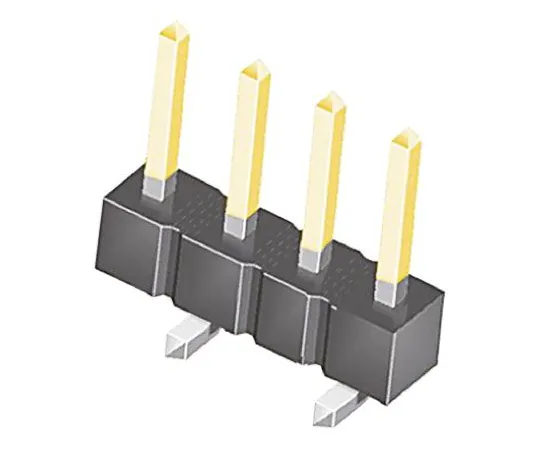 64-0582-21　Samtec TSM, 4 Way, 1 Row, Straight Pin Header　TSM-104-02-L-SV
