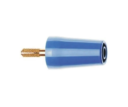 64-0423-89　Multi Contact Blue, Male to Female Test Connector Adapter With Brass contacts and Gold Plated - Socket Size: 4mm　24.0160-23