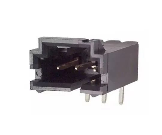 64-0384-18　TE Connectivity AMPMODU MTE, 3 Way, 1 Row, Right Angle PCB Header　5-103635-2