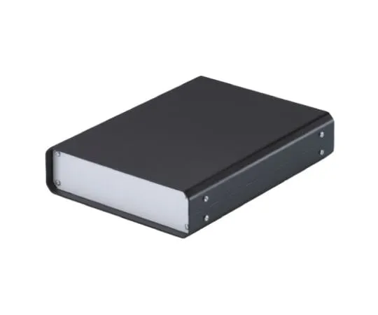 64-0602-08　Aluminium Project Box, Black, 185 x 250 x 50mm　M5512119