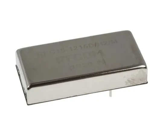 64-0638-51　Recom REC15 15W Isolated DC-DC Converter Through Hole, Voltage in 9 → 18 V dc, Voltage out ±15V dc　REC15-1215D/H2/M