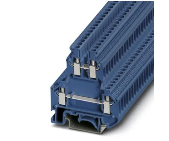 64-0637-30　Phoenix Contact, UKK 3 BU Series , 500 V Feed Through Terminal Block, Screw Termination　2770095