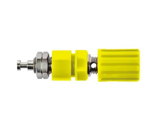 64-0517-73　Yellow Female Banana Plug Solder 33 V ac, 70 V dc　POL 6718 / GE