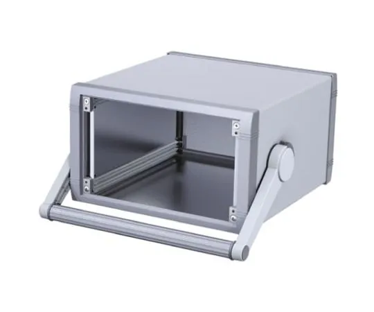 64-0602-17　Aluminium Project Box, Grey, 251.62 x 263.3 x 150.7mm　M5625335