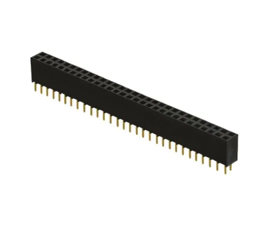 64-0580-74　Samtec SSW Series 2.54mm Pitch 60 Way 2 Row Straight PCB Socket, Through Hole, Solder Termination　SSW-130-02-G-D