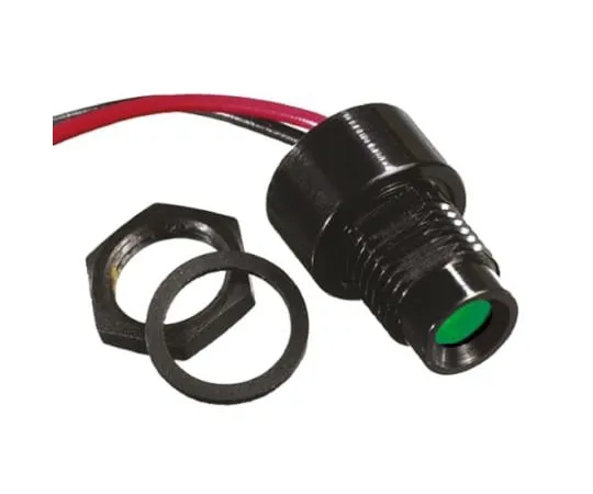 64-0580-37　Apem Green Indicator, Solid Wire Termination, 12 V dc, 8mm Mounting Hole Size　QRM85BXXG12E