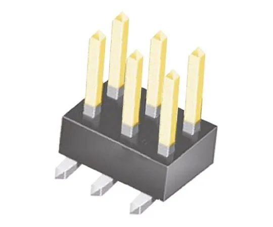 64-0582-12　Samtec TSM, 6 Way, 2 Row, Straight Pin Header　TSM-103-02-L-DV