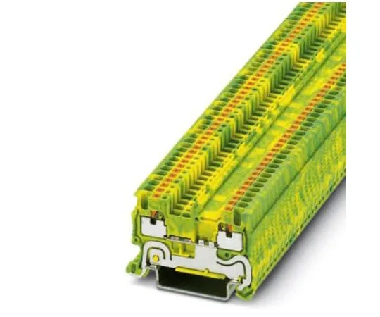 64-0508-76　Phoenix Contact, PT Clipline Series Earth Modular Terminal Block, Push In Termination　3208139