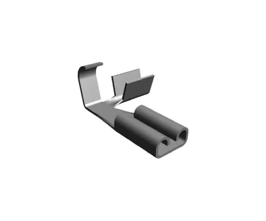 64-0393-77　TE Connectivity FASTON .110 Series Uninsulated Crimp Flag Terminal, 0.3mm² to 0.8mm², 22AWG to 18AWG, Tin Plated　61372-1