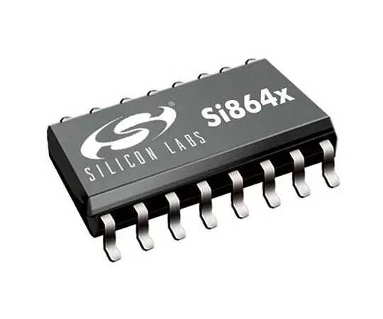 64-0518-36　Si8641BC-B-IS1 Silicon Labs, PCB SMT, 4-Channel Digital Isolator 150MBps, 3.75 kVrms, 16-Pin SOIC　SI8641BC-B-IS1
