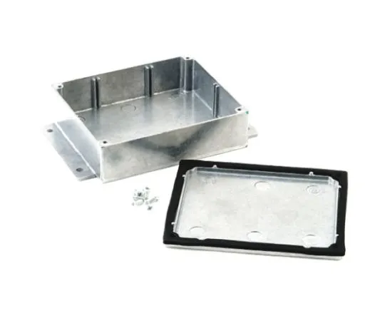 64-0386-93　Deltron 483, Die Cast Aluminium Enclosure, IP66, IP67, IP68, Shielded, Flanged, 139.7 x 89.1 x 55.9mm　483-C030