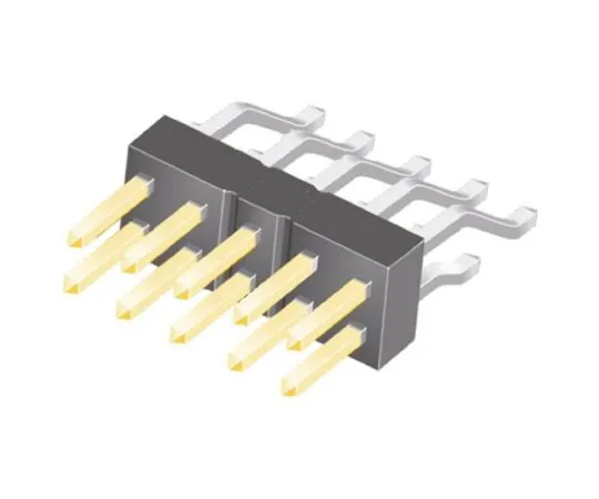 64-0582-20　Samtec TSM, 10 Way, 2 Row, Right Angle Pin Header　TSM-105-01-L-DH