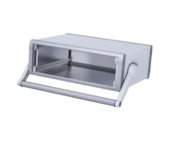 64-0602-16　Aluminium Project Box, Grey, 351.62 x 263.3 x 120.7mm　M5635235
