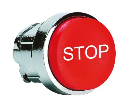 64-0498-63　Schneider Electric Harmony XB4 Series, Red Push Button Head, Spring Return, 22mm Cutout　ZB4BL434