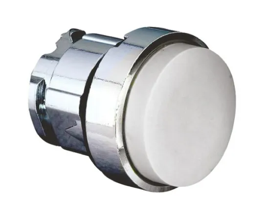 64-0498-64　Schneider Electric Harmony XB4 Series, White Push Button Head, Spring Return, 22mm Cutout　ZB4BL1