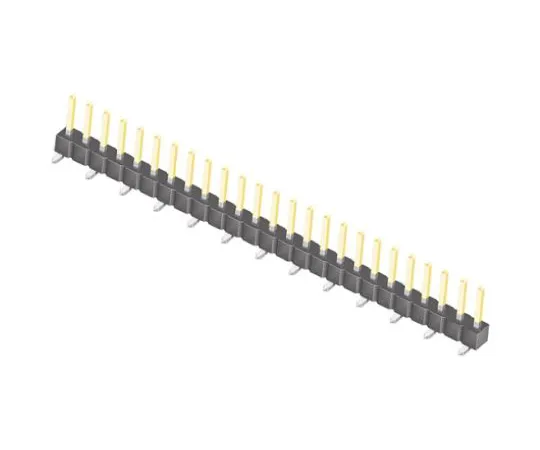 64-0590-56　Samtec TSM, 25 Way, 1 Row, Straight Pin Header　TSM-125-02-L-SV