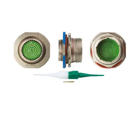 64-0573-50　Souriau 8D Series, 79 Way Panel Mount MIL Spec Circular Connector Receptacle, Pin Contacts,Shell Size 21, Screw　8D721F35PN