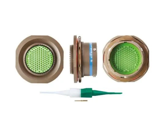 64-0573-12　Souriau 8LT Series, 128 Way Panel Mount MIL Spec Circular Connector Receptacle, Pin Contacts,Shell Size 25, Bayonet　8LT725B35PN