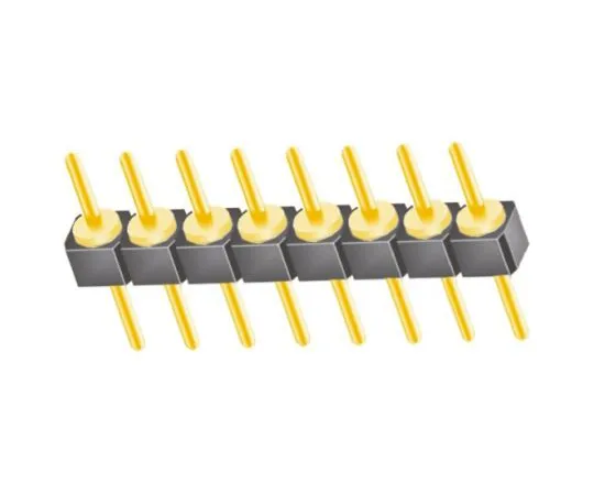 64-0581-99　Samtec TS, 8 Way, 1 Row, Straight Pin Header　TS-108-G-A