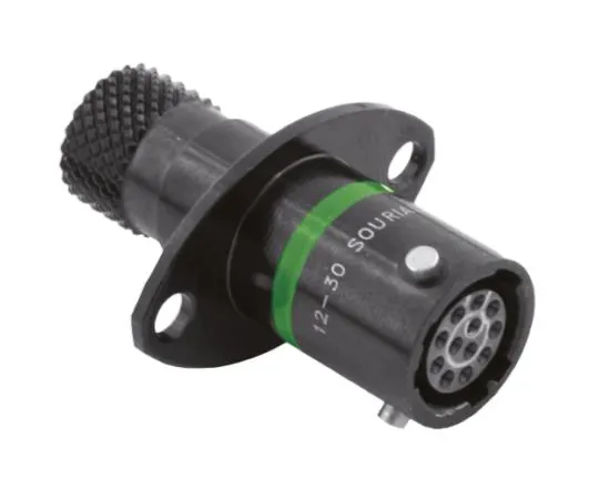 64-0547-22　Souriau 8STA Series Panel Mount Connector, 12 contacts Socket　8STA00812SD