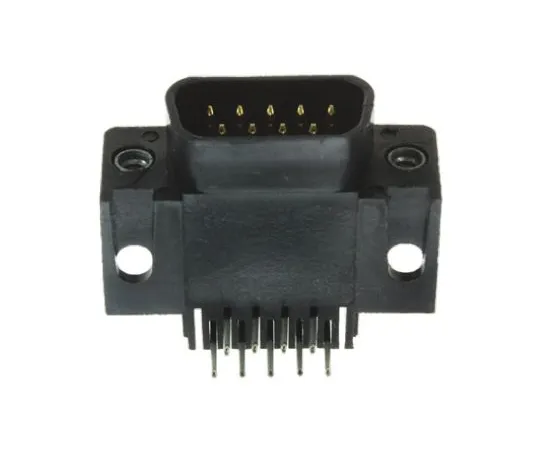 64-0375-85　TE Connectivity Amplimite HD-20 Series, 9 Way Right Angle Through Hole PCB D-sub Connector Plug, 2.74mm Pitch　5747467-4