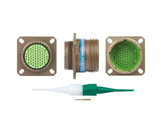 64-0572-23　Souriau 8D Series, 66 Way Panel Mount MIL Spec Circular Connector Receptacle, Pin Contacts,Shell Size 19, Screw　8D019W35PN