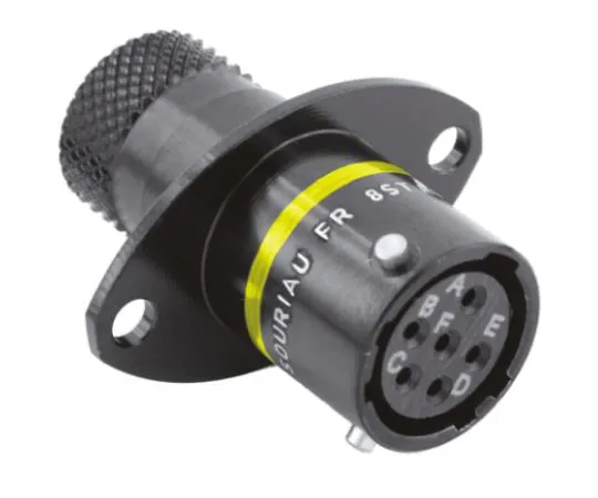 64-0547-46　Souriau 8STA Series Panel Mount Connector, 6 contacts Socket　8STA01098SA