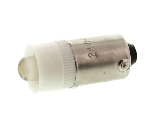 64-0601-25　LED Reflector Bulb, BA9s, White, T-3 1/4 Lamp, 9.6mm dia., 24 V ac/dc　LE-BA9S-24W